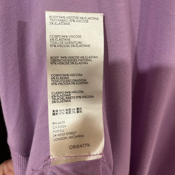 Free People Moonshine Tunic Top Violet - Picture 8 of 10